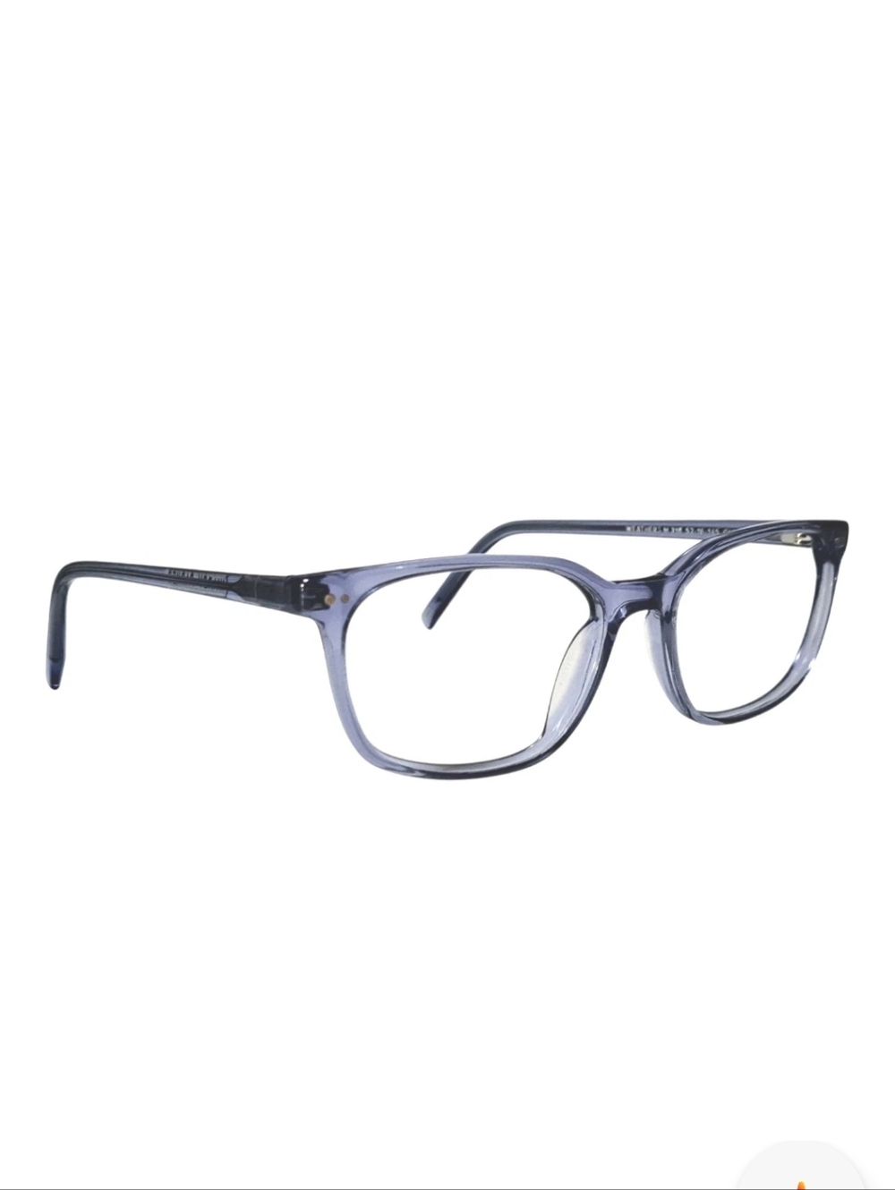 Warby Parker Weathers M 318 Eyeglasses Periwinkle Crystal Unisex
